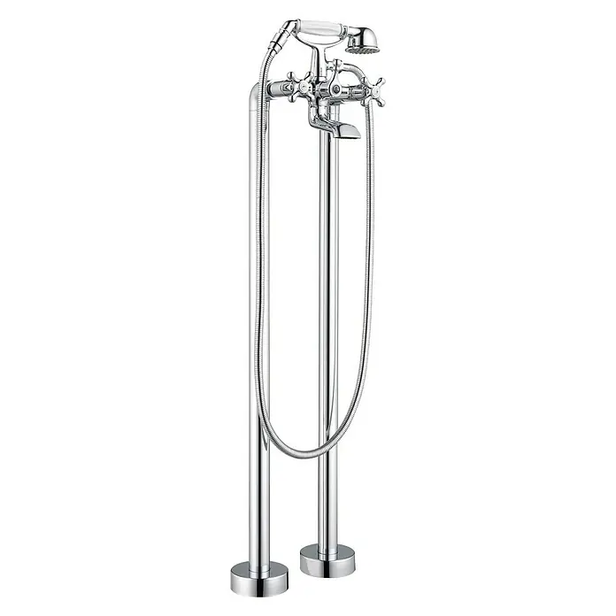 Rousseau Grifo de pie de bañera Retro - Altura: 85,2 cm
