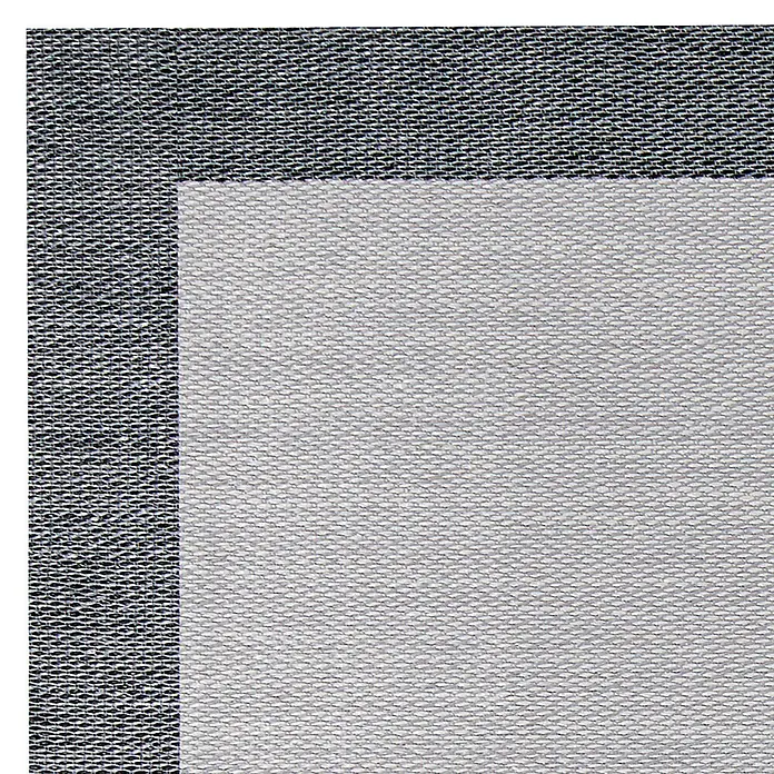 Alfombra de vinilo tipo Teplon - Gris/Negro, 230 x 160 cm