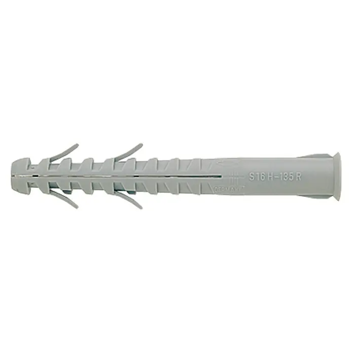 Fischer Universal-Durchsteckdübel S H RE - Ø x L: 14 x 100 mm, 1 Stk., Mit Rand