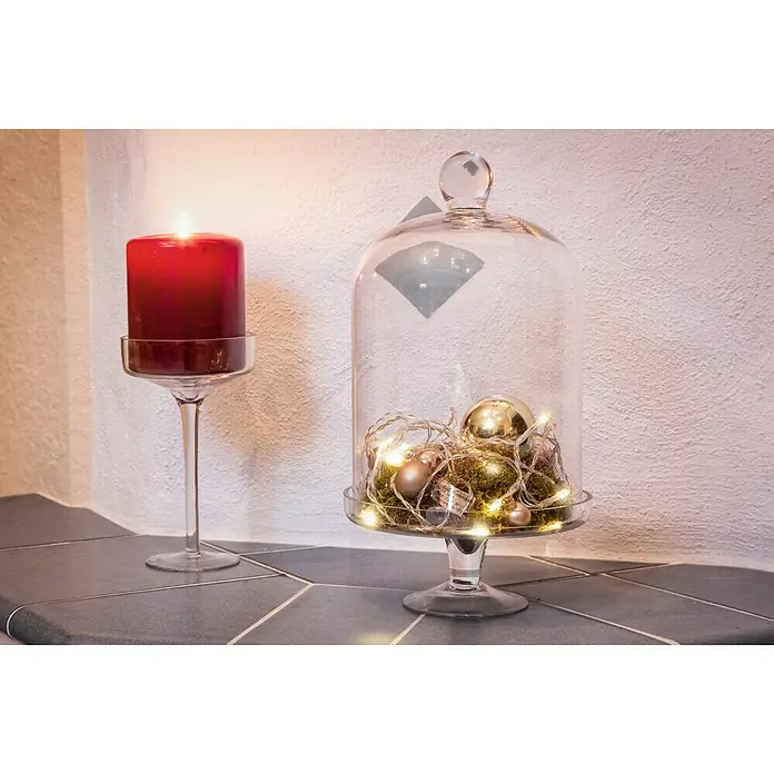 Konstsmide Led-feestverlichting - Binnen, 10 lampen, Lengte: 1,35 m, Warm wit