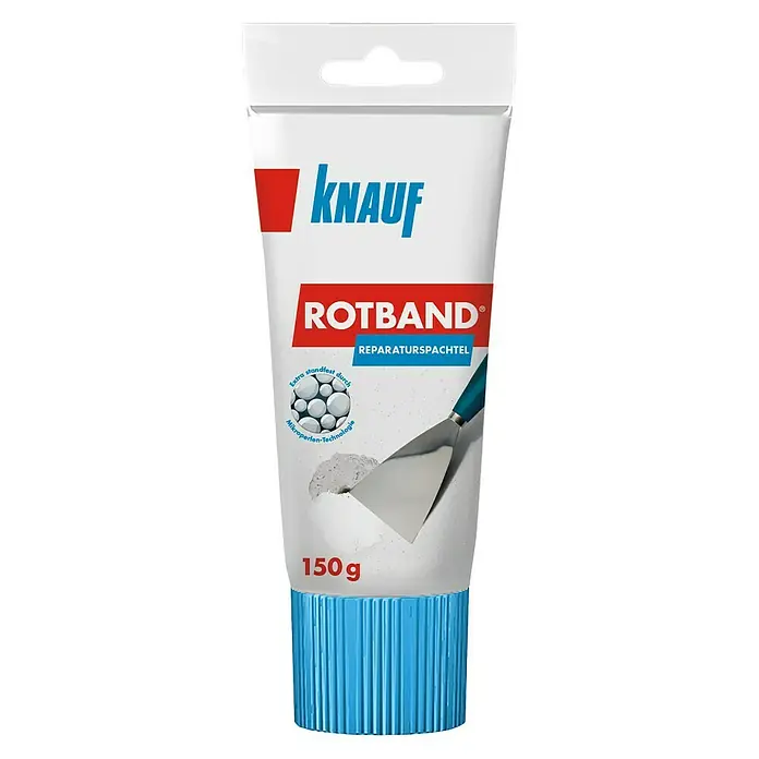 Knauf Rotband Reparaturspachtel - 150 g, Weiß - Vorderansicht