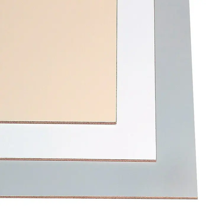 Hartfaserplatte Biofaser - Weiß, Max. Zuschnittsmaß: 2.800 x 2.050 mm, Stärke: 4 mm