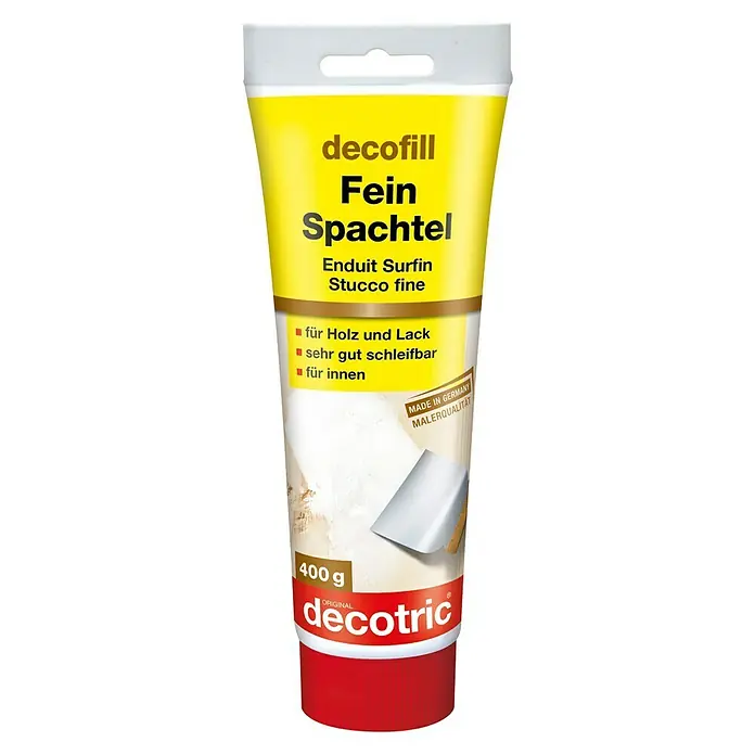 Decotric Feinspachtel - 400 g - Vorderansicht