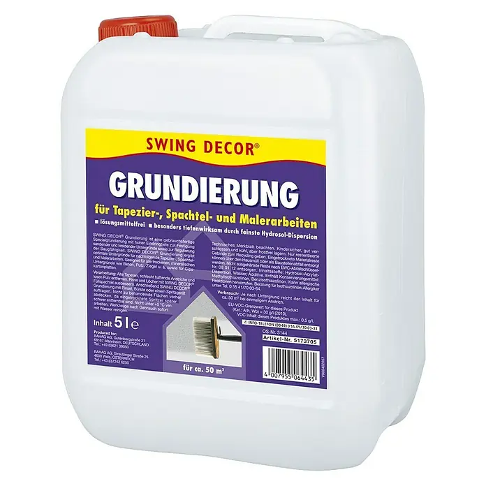 Swing Decor Tiefengrund - 5 l - Rechte Seitenansicht