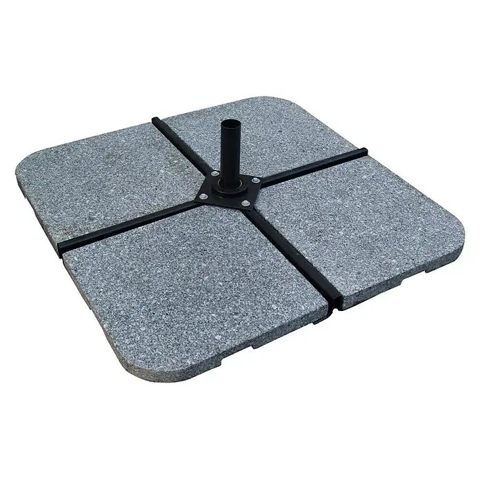 Loseta de exterior Tolox - Gris claro, Granito - Vista angular