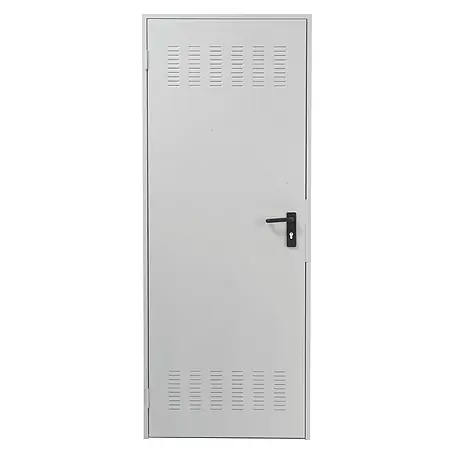 Novoferm  Puerta metálica Super Plus Prelacada blanca con rejilla