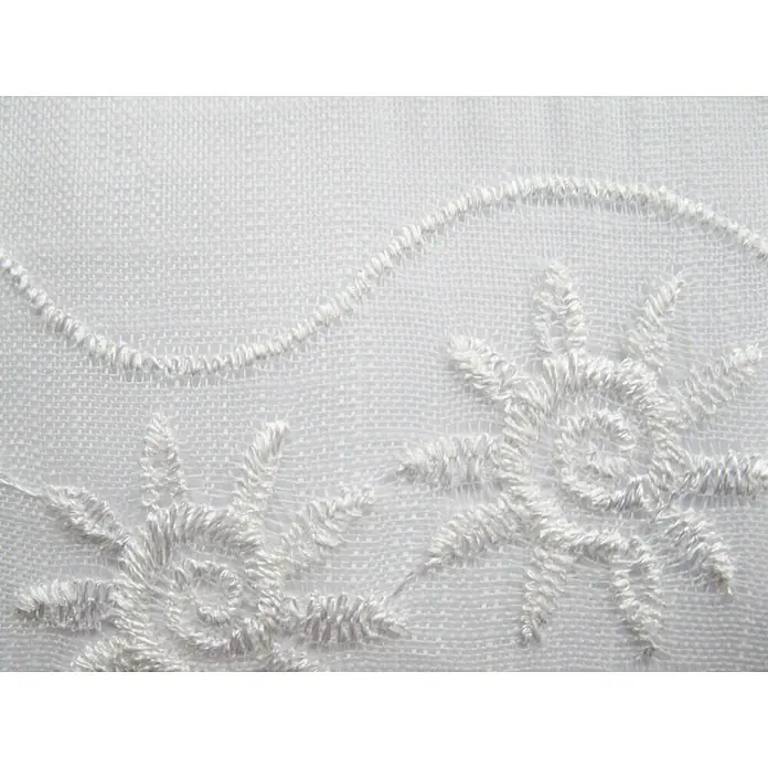 Elbersdrucke Bistrogardine Valley - 148 x 46 cm, 100 % Polyester, Offwhite - Detailaufnahme