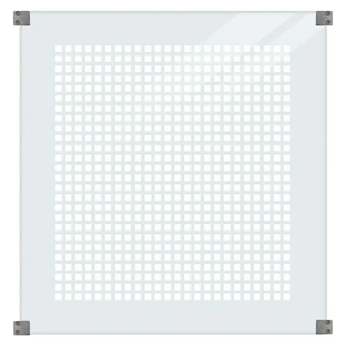 Plus Sichtschutzelement Futura I - 90 x 91 cm, Glas, Transparent - Vorderansicht