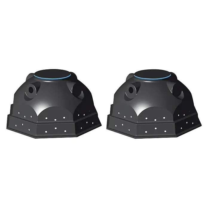 Aqua-King Versickerungsanlage Sickeriglu Set - 2 x 900 l - Vorderansicht