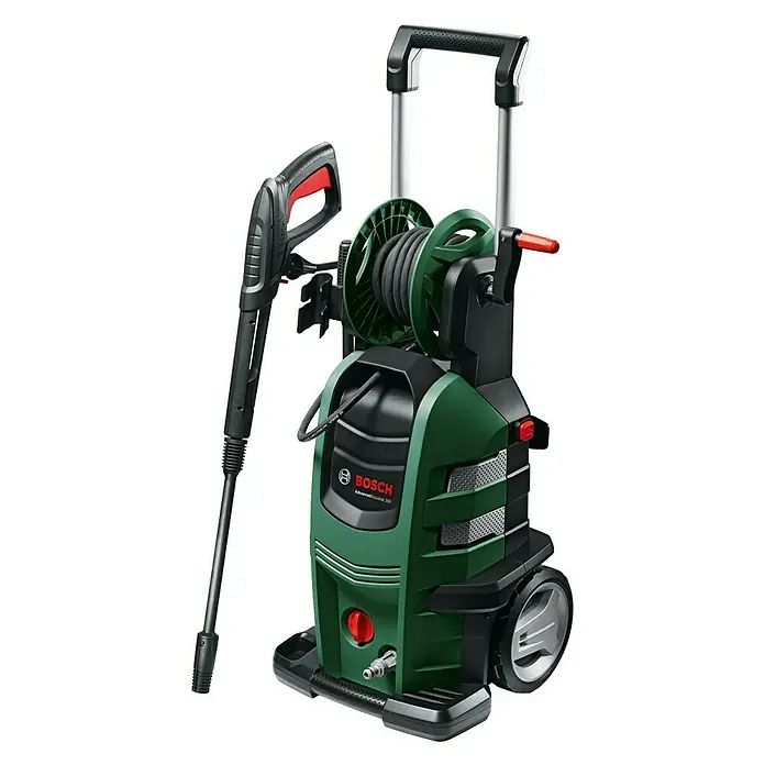 Bosch Hidrolimpiadora de alta presión Advanced Aquatak 160 - 2.600 W, Presión máx.: 160 bar, Capacidad de bombeo: Máx. 570 l/h - Vista angular