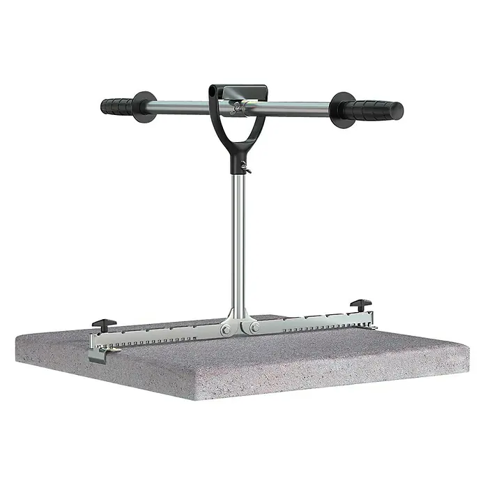 Langfit Plattenheber-Tragarm MS-PH2TA - Passend für: Langfit Platten- und Fliesenheber, Geeignet für: 2 Personen, Tragkraft: Max. 60 kg - Anwendungsbeispiel