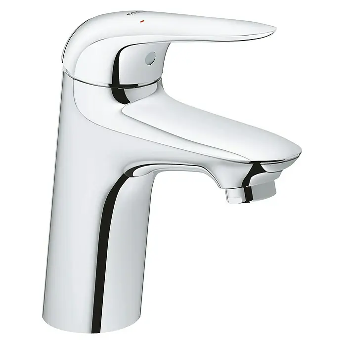 Grohe Eurostyle Solid Waschtischarmatur S-Size - Metall, Ohne Zugstange - Vorderansicht