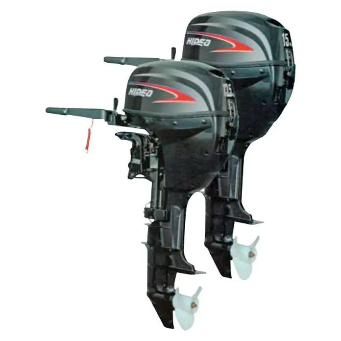 Hidea Motor fueraborda 15 HP - 11 kW, Control a distancia, Puesta en marcha eléctrica
