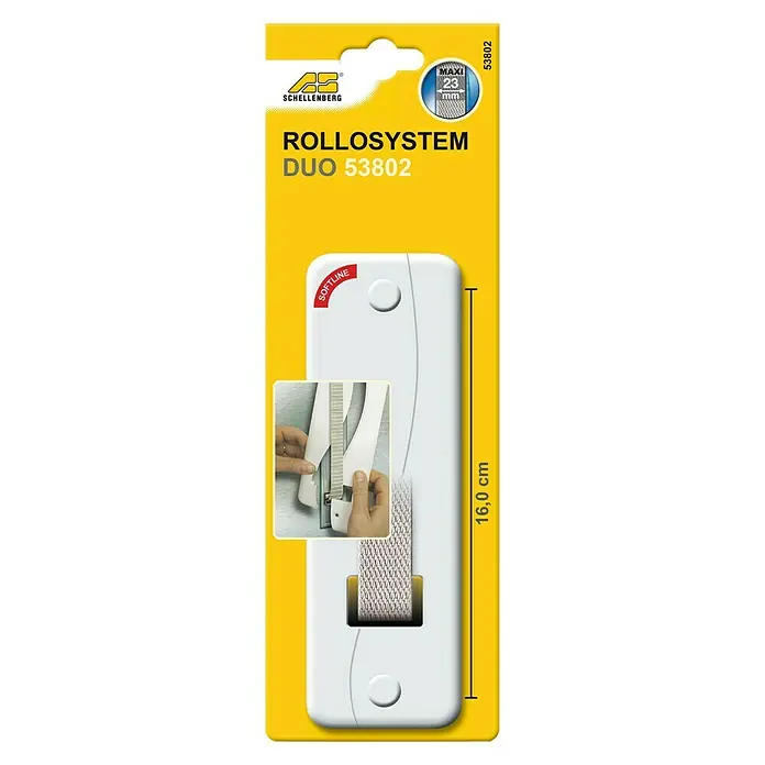 Schellenberg Embellecedor 53802 - Distancia entre orificios: 160 mm, Anchura de la correa: 23 mm, Plástico