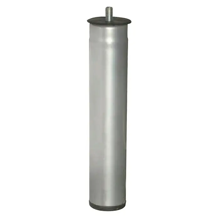 Micel Pata de repuesto para canapé Tapiflex - Ø x Al: 50 x 250 mm, Gris, 4 uds.