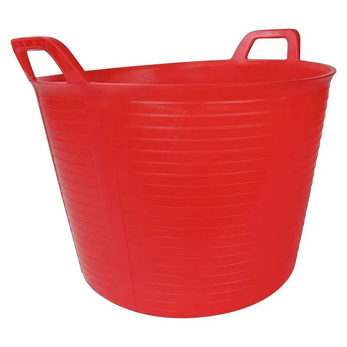 Cubo de obra Flextub - Rojo, Capacidad: 40 l