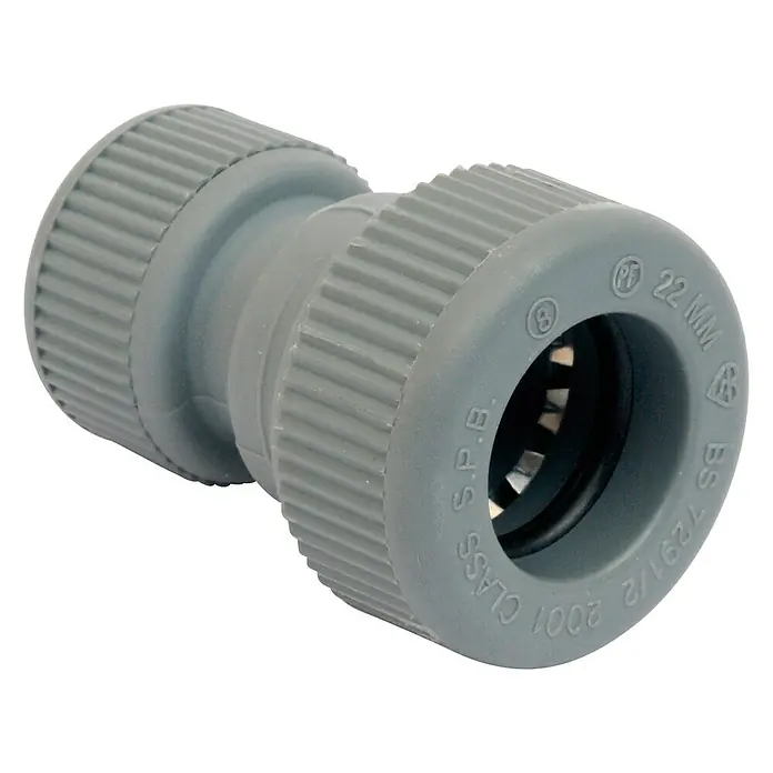 Manguito PB reductor H-H - 22 x 15 mm, Hembra - Hembra
