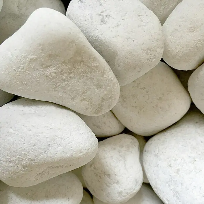 Piedras decorativas 20/40 Big Bag - Blanco, Contenido: 1.000 kg