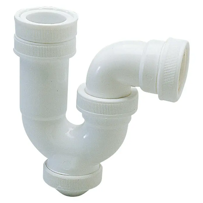 Sifón curvo extensible para lavabo y bidé - 1¼'', 32 mm, Polipropileno