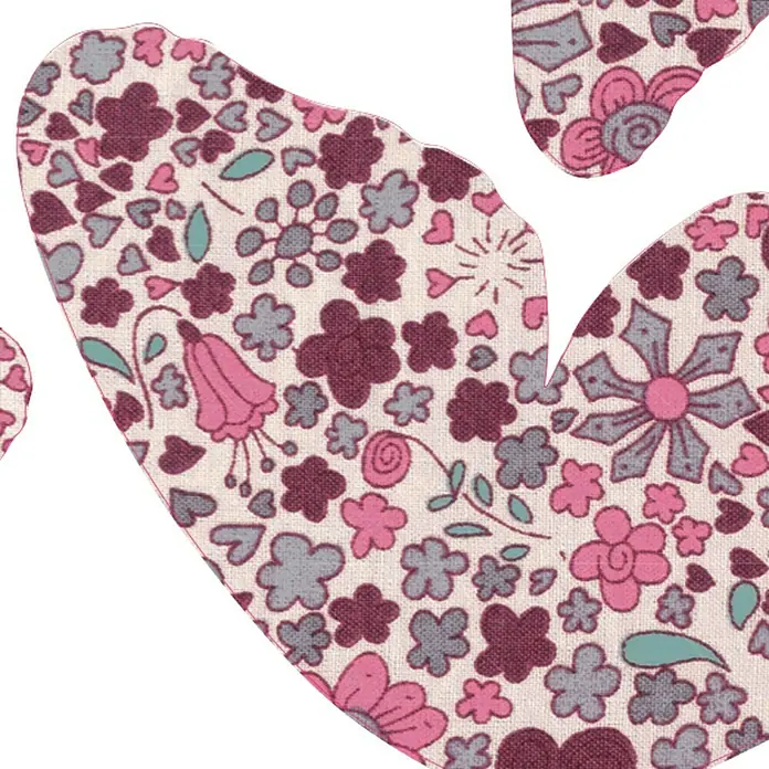 Adhesivos decorativos 3D - Mariposas, Rosa