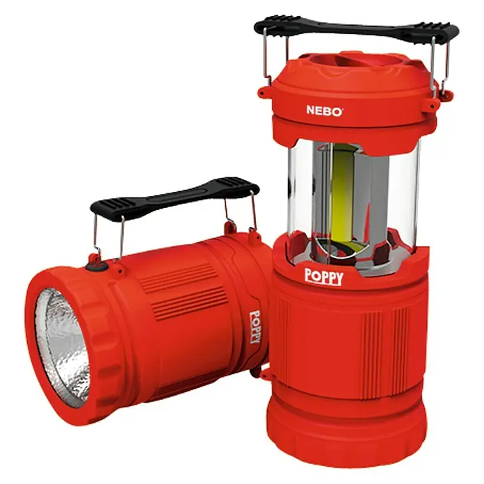 Linterna Poppy - LED, 300 lm, Plástico, Funcionamiento con batería