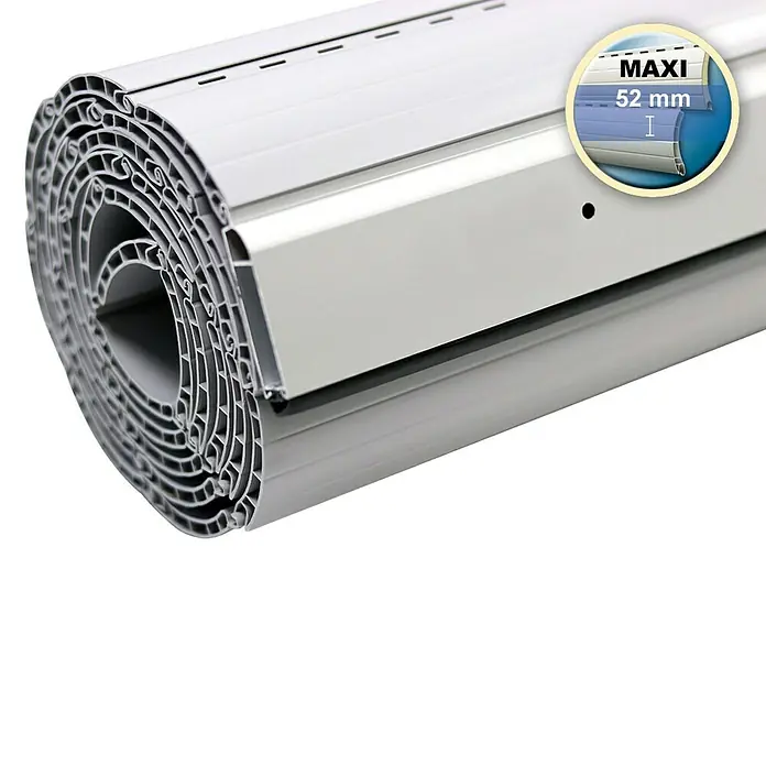 Schellenberg Rollladenpanzer MAXI - B x H: 100 x 120 cm, Grau - Vorderansicht