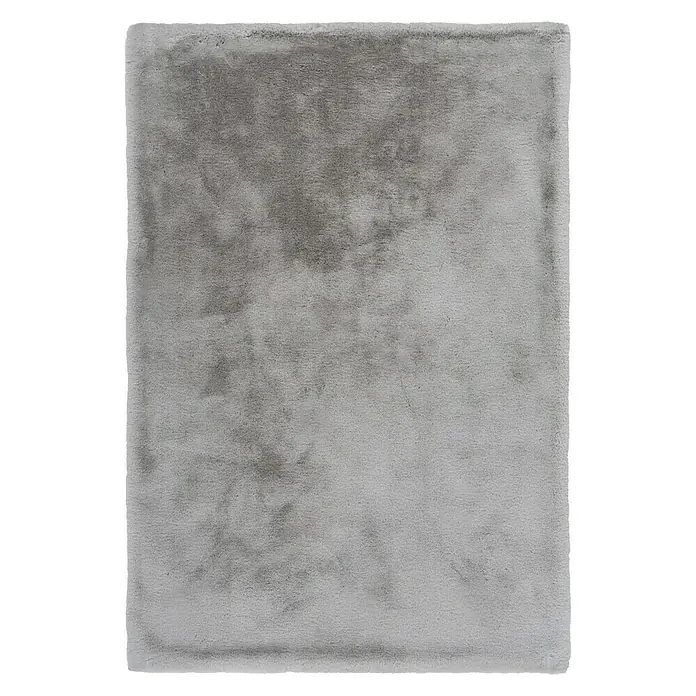 Tepih visokog flora Happy - Srebrne boje, 230 x 160 cm - Pogled sprijeda