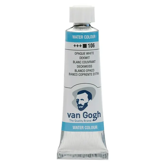 Talens Van Gogh Acuarela - Blanco opaco, 10 ml, Tubo