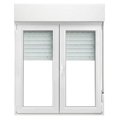 Ventana de PVC 2 hojas practicable-oscilobatiente