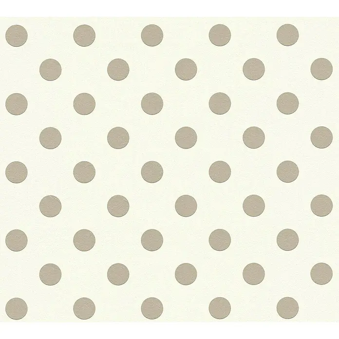 AS Creation Boys And Girls 6 Vliestapete - Weiß/Taupe, Grafisch, 10,05 x 0,53 m - Detailaufnahme