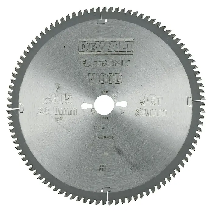 Dewalt Disco de sierra DT4290-QZ - Diámetro: 305 mm, Orificio: 30 mm, 96 dientes