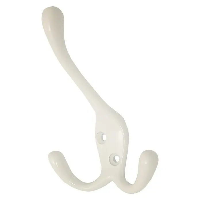Nesu Gancho para colgar 982 - Número de ganchos: 3 ud., L x An x Al: 10 x 5,7 x 1,9 cm, Blanco