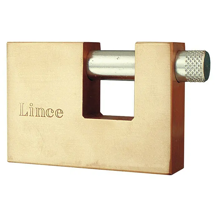 Lince Serie 700 Candado 700-90BL - An x Al: 70 x 60 mm, 1 ud., Latón