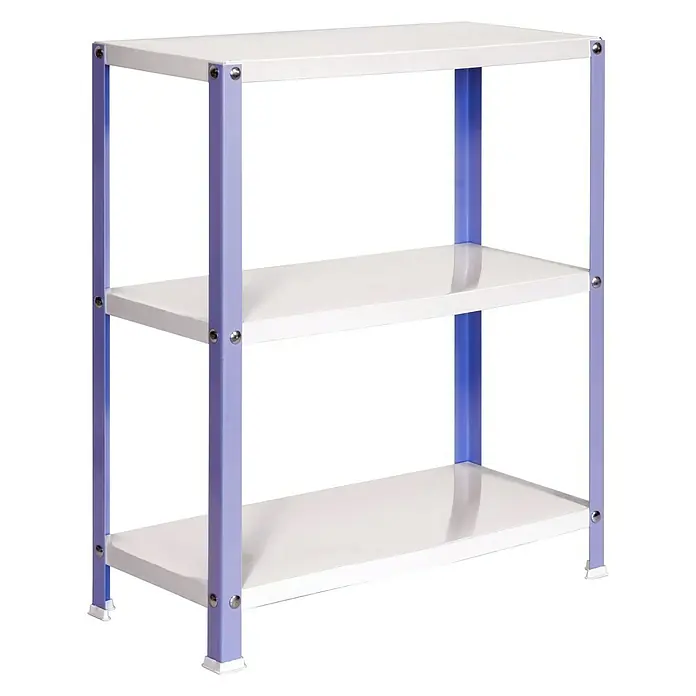 Simonrack Simonhome Estantería metálica Homeclassic Color Plus - L x An x Al: 30 x 100 x 90 cm, Capacidad de carga: 100 kg/balda, Número de baldas: 3 ud., Lila