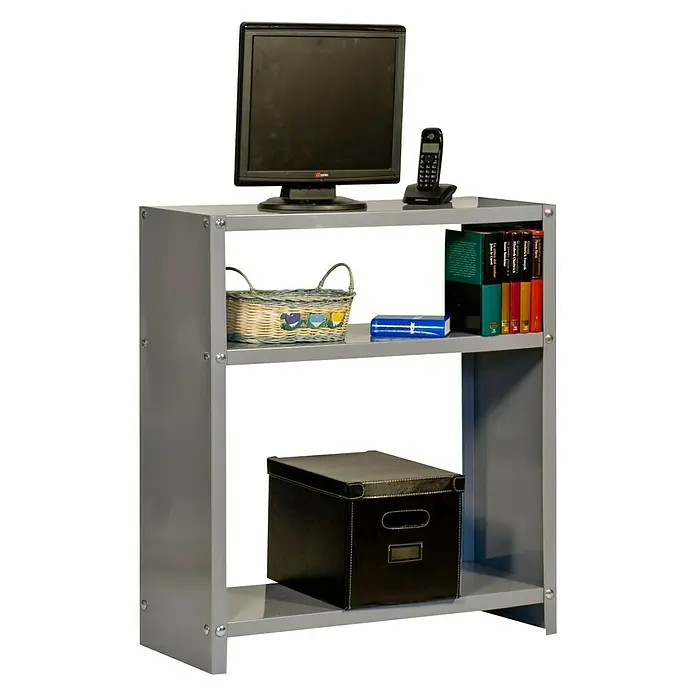 Simonrack Simonhome Estantería metálica Habitat Color Plus - L x An x Al: 30 x 80 x 90 cm, Capacidad de carga: 100 kg/balda, Número de baldas: 3 ud., Gris