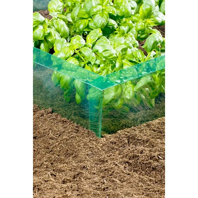 Windhager Schneckenband - L x H: 8 m x 20 cm, Kunststoff, Grün/Transparent