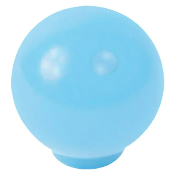 Nesu Pomo para muebles 626 - Ø x Al: 34 x 34 mm, Plástico, Azul