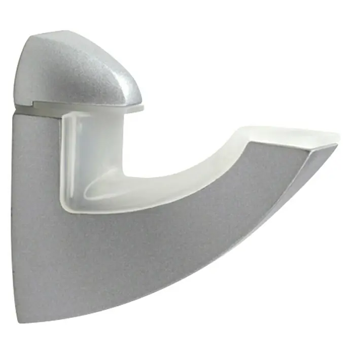 Rei 1068 Soporte de pared para estantes - Carga soportada: 40 kg, Apto para: Estantes, Cromo, Mate, 1 ud.
