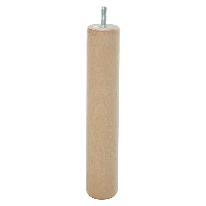Pata para muebles 2-931.250.95 - Ø x L: 47 mm x 25 cm, Haya