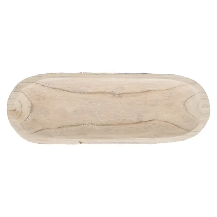 Holzschale Oval - L, Holz - Ansicht von oben