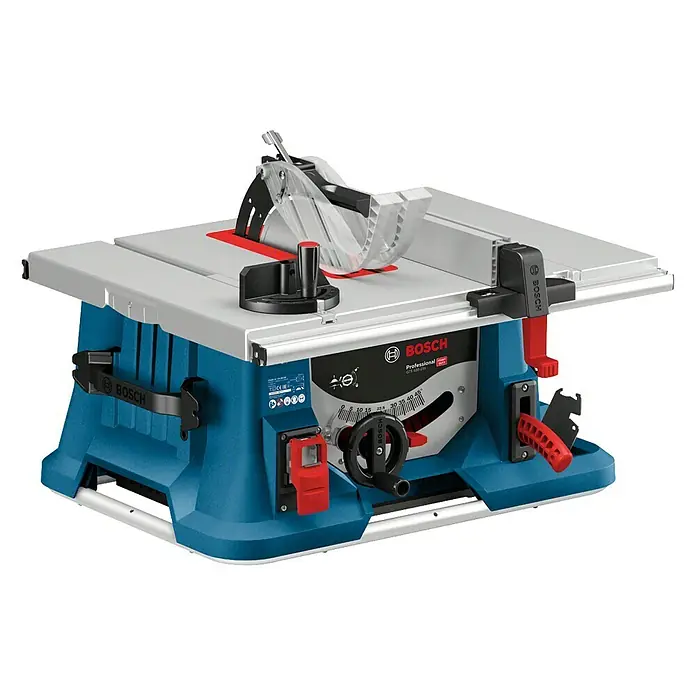 Bosch Professional Tischkreissäge GTS 635-216 - 1.600 W, Durchmesser Sägeblatt: 216 mm, Ohne Untergestell - Linke Seitenansicht