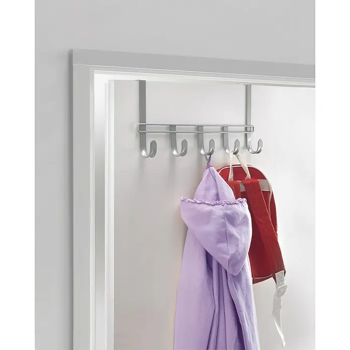 Metaltex Hakenleiste - L x B x H: 42,5 x 4 x 15,5 cm, Anzahl Haken: 5 Stk. - Detailaufnahme