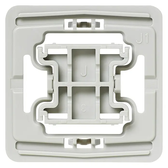 Homematic IP Adapter Jung J1 - 1 Stk., Passend für: Jung-Schalter LS 990/LS design/LS plus/CD universal/CD plus/CD 500 - Vorderansicht