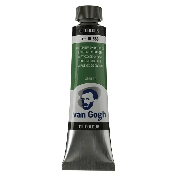 Talens Van Gogh Pintura al óleo - Verde óxido de cromo, 40 ml, Tubo