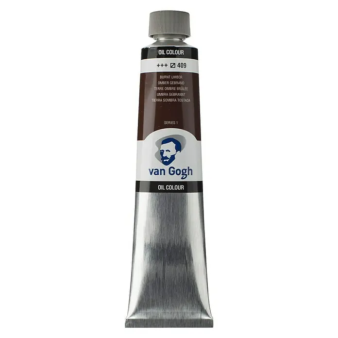 Talens Van Gogh Pintura al óleo - Tierra sombra tostada, 200 ml, Tubo