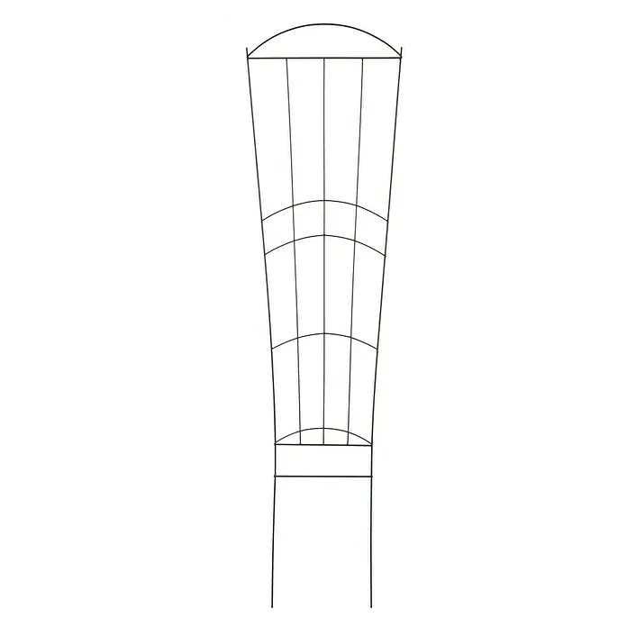 Gardol Ukrasna rešetka za penjačice Sizilien - 46 x 170 cm, Antracit - Pogled sprijeda