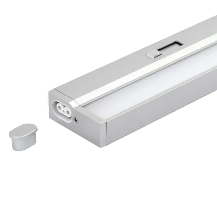 Müller-Licht LED-Unterbauleuchte Conero DIM - 15 W, Ein-/Ausschalter, L x B x H: 90,9 x 5,3 x 2,9 cm, Silber