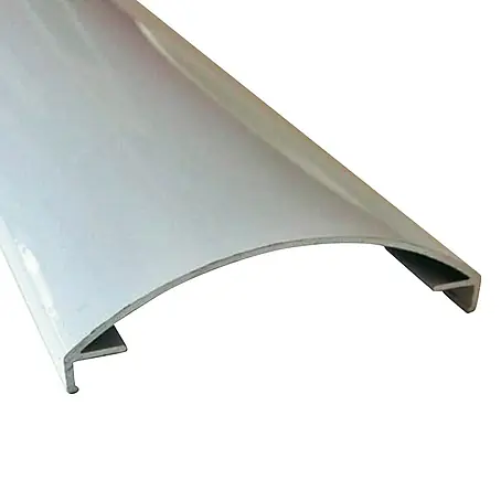 Perfil de bloques de vidrio curvo
