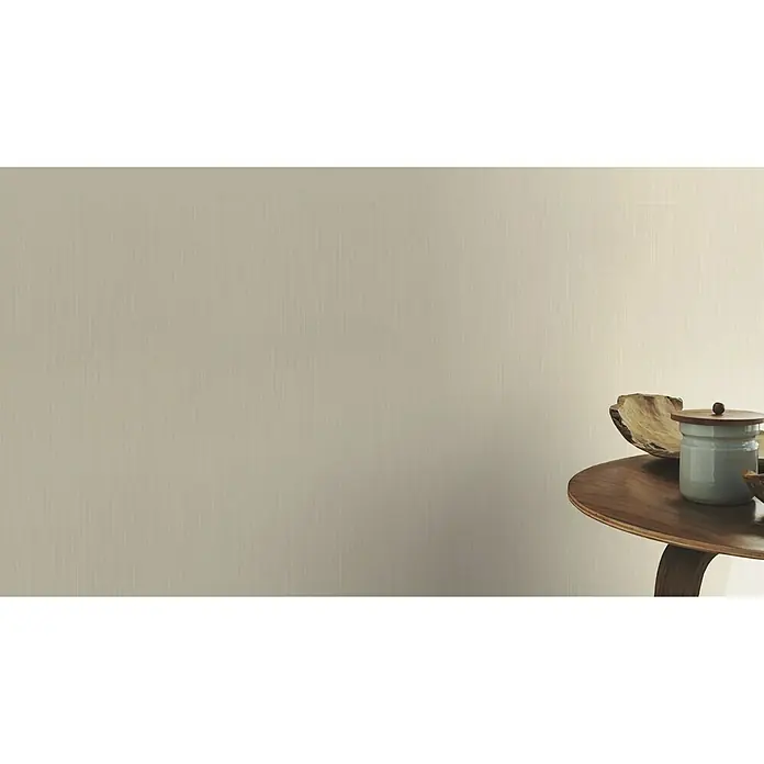 Barbara Home Collection Vliestapete - Sand, Uni, 10,05 x 0,53 m - Stimmungsaufnahme