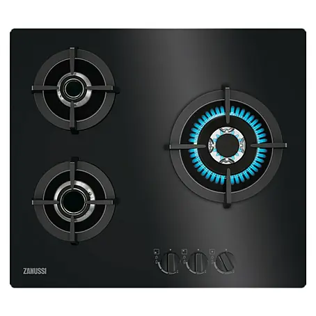 Zanussi  Placa de cocción de cristal gas ZGO68330BA